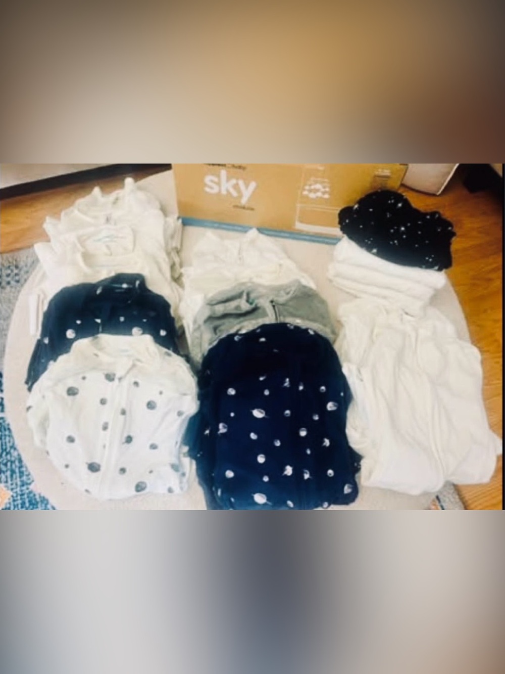 Snoo Happiest Baby sleep sacs and sky mobile